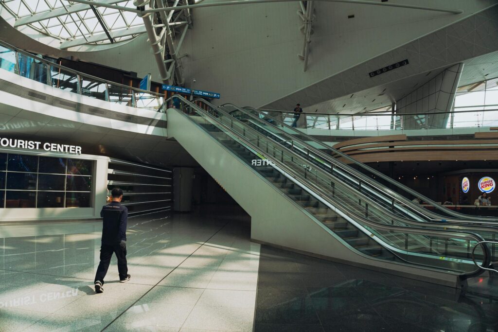 Incheon International Airport arrivals hall